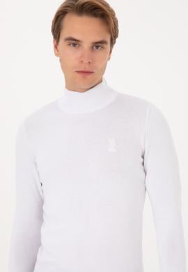 Erkek Beyaz Basic Kazak - 50307783005