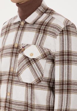 Erkek Haki Uzun Kollu Gömlek - 50316599010