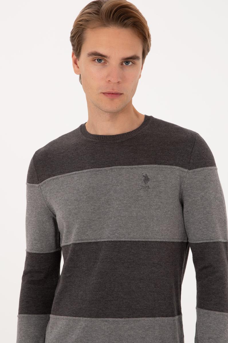 Erkek Antrasit Melanj Kazak