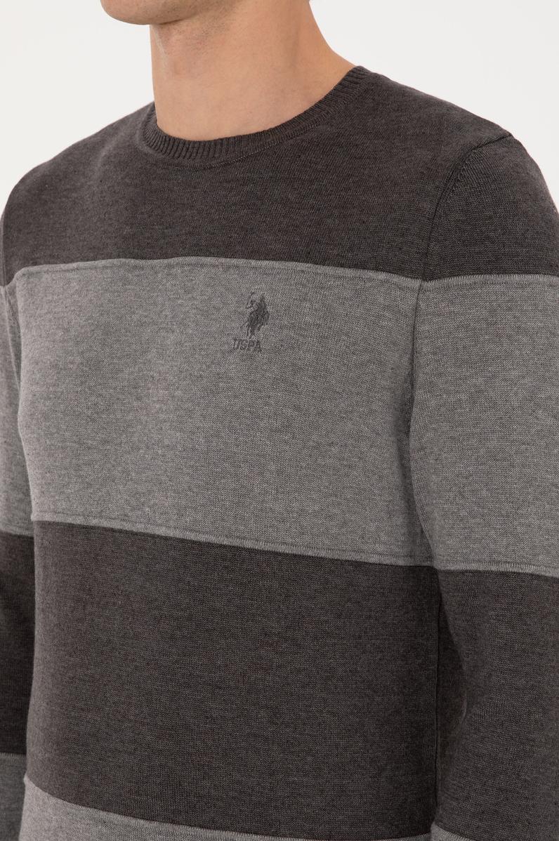 Erkek Antrasit Melanj Kazak