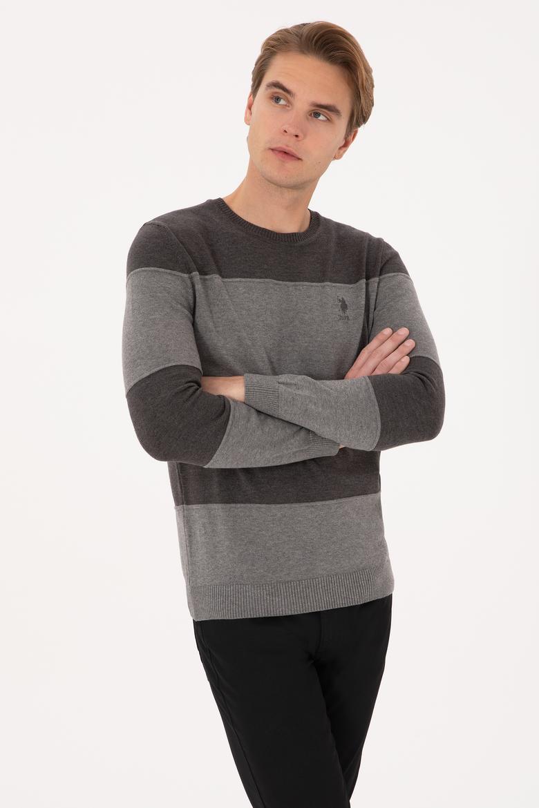 Erkek Antrasit Melanj Kazak - 50307874001