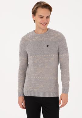 Erkek Taş Kazak - 50308237023