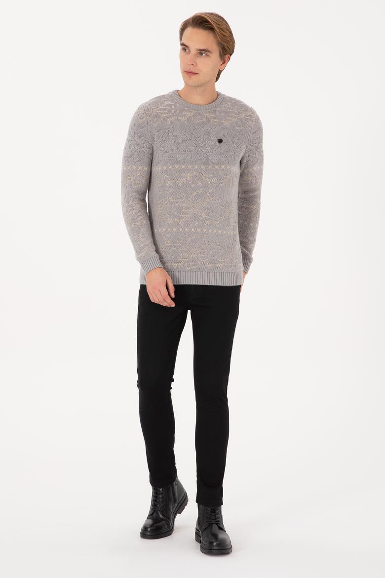 Erkek Taş Kazak - 50308237023