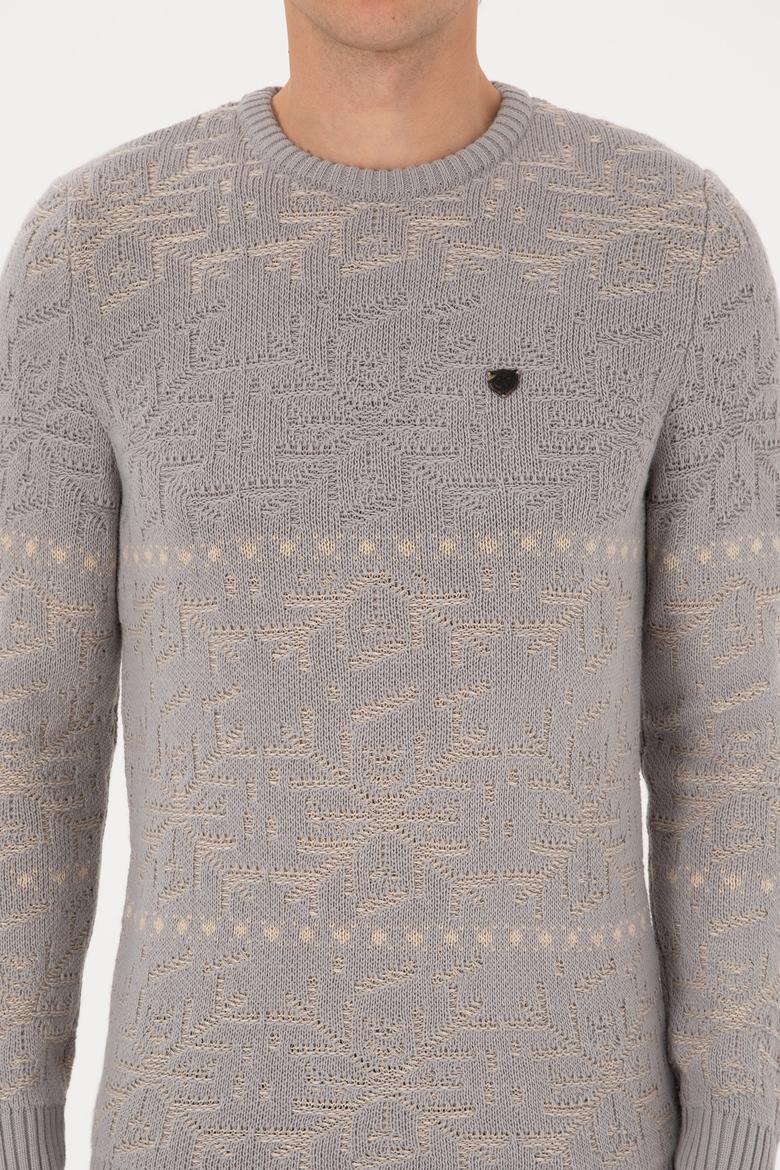 Erkek Taş Kazak - 50308237023