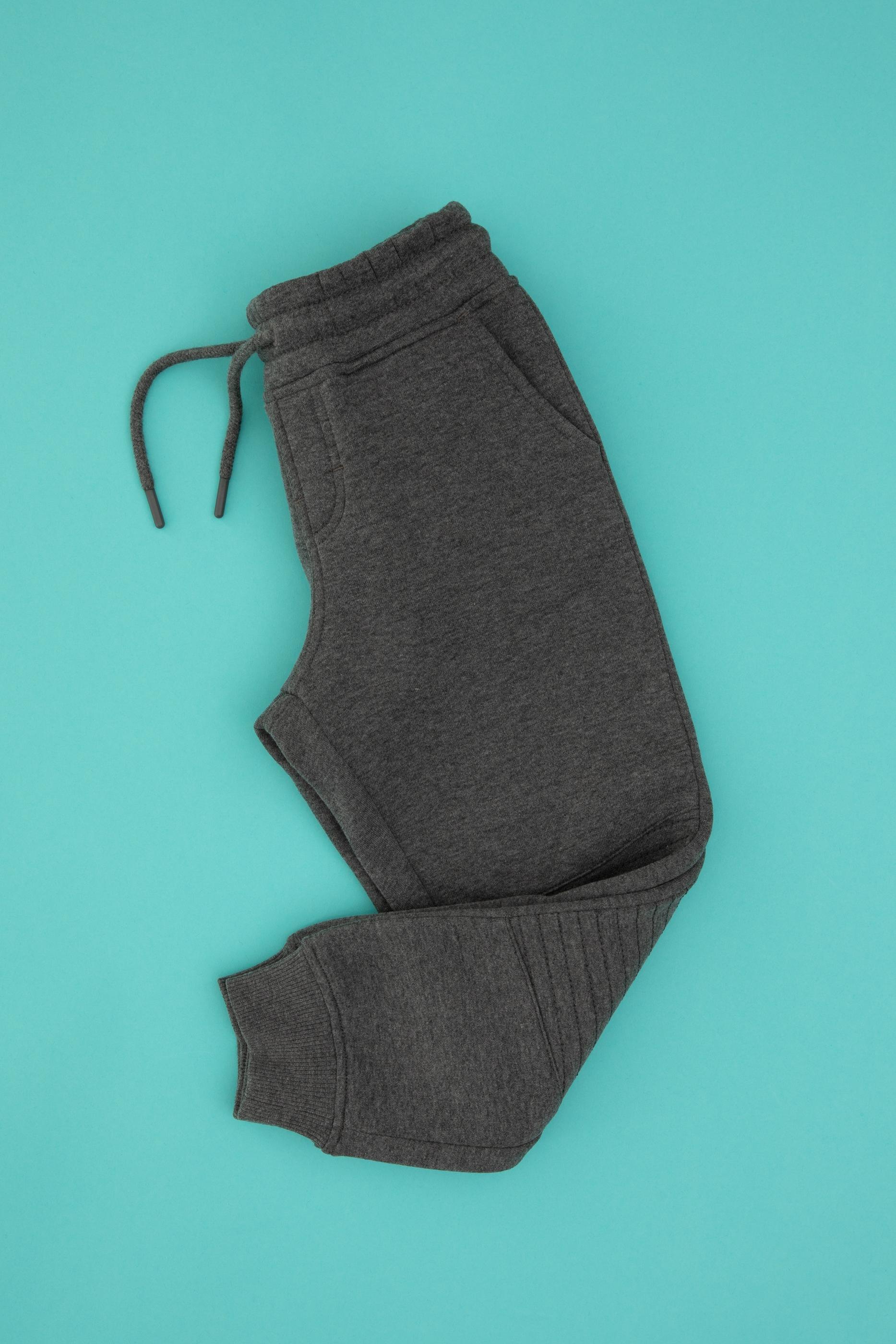 Erkek Çocuk Antrasit Melanj Şardonlu Eşofman Altı