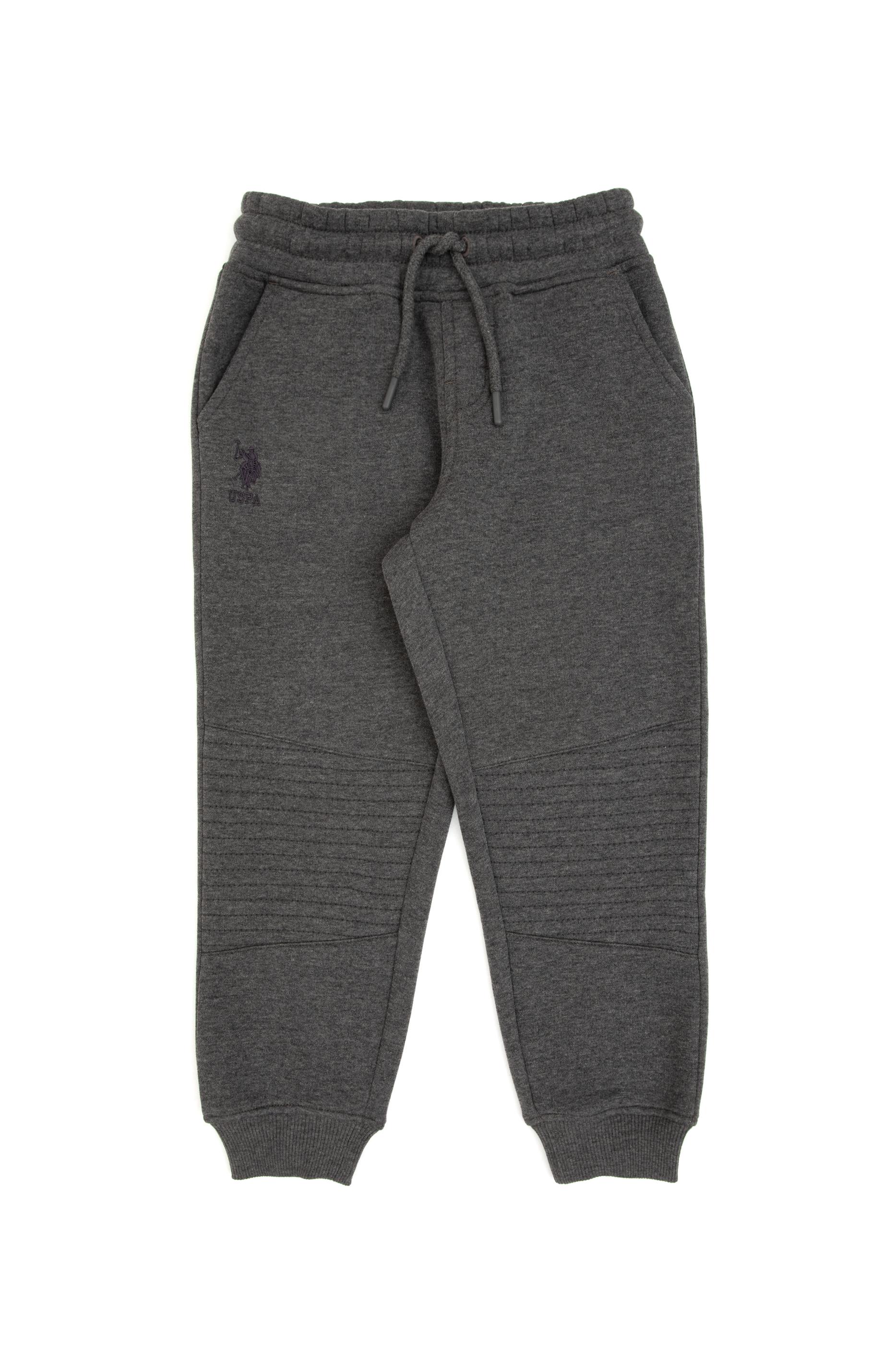 Erkek Çocuk Antrasit Melanj Şardonlu Eşofman Altı