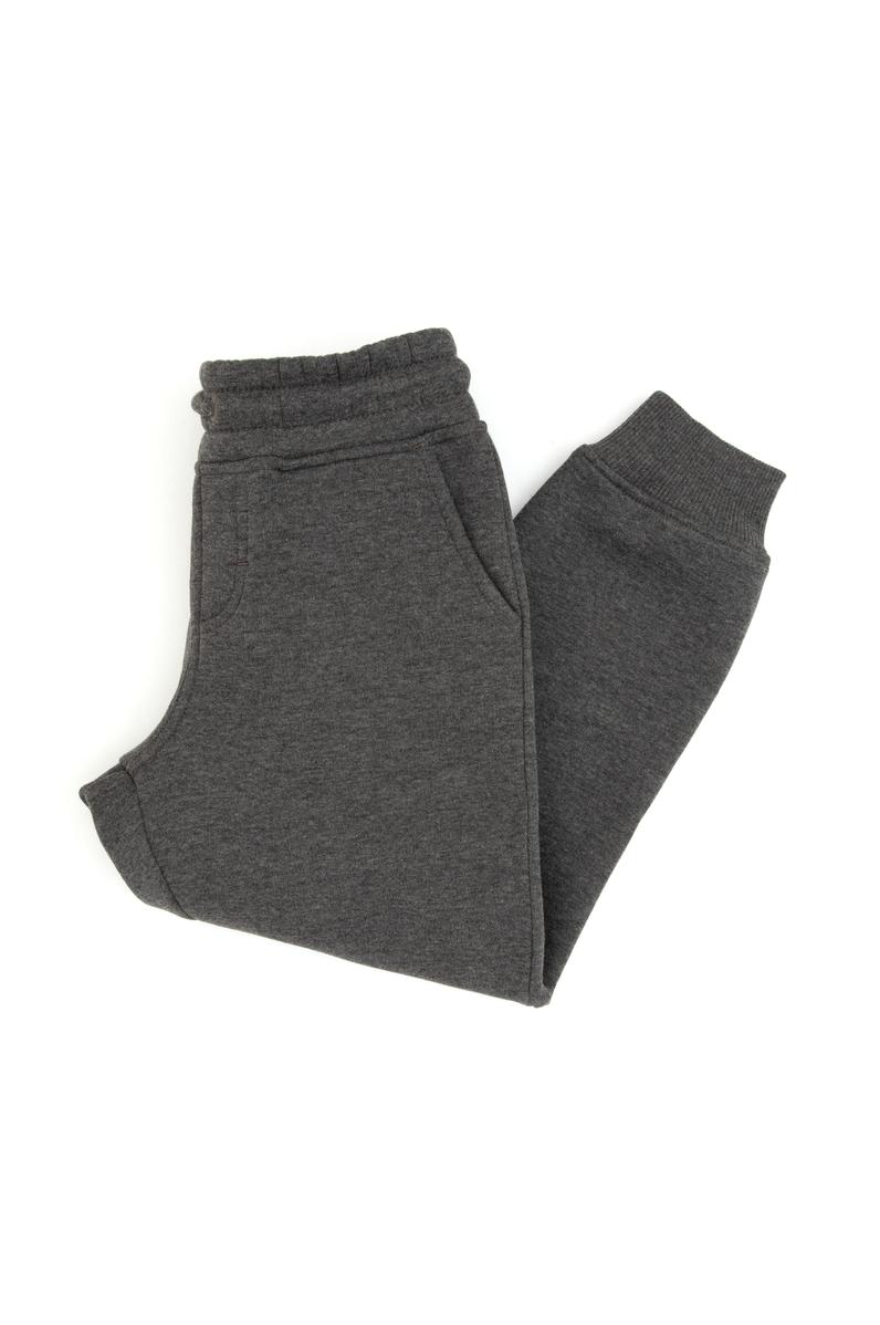 Erkek Çocuk Antrasit Melanj Şardonlu Eşofman Altı