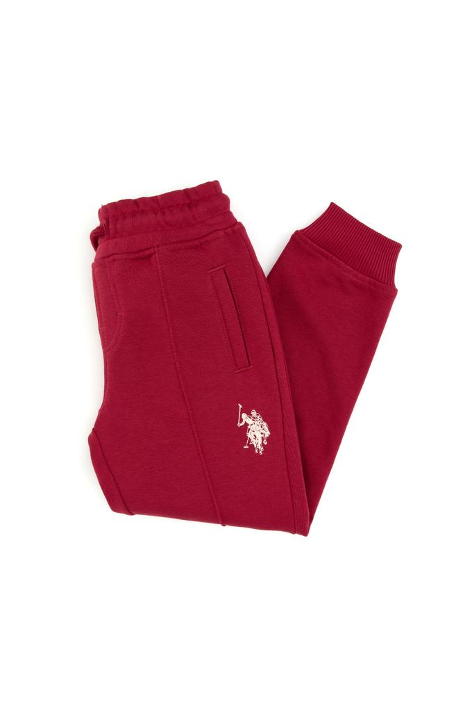 Erkek Çocuk Koyu Frambuaz Şardonlu Eşofman Altı