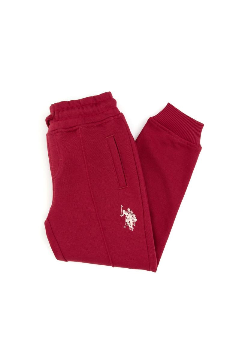 Erkek Çocuk Koyu Frambuaz Şardonlu Eşofman Altı