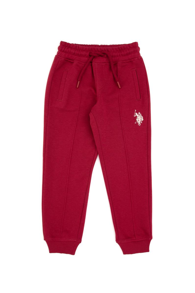 Erkek Çocuk Koyu Frambuaz Şardonlu Eşofman Altı