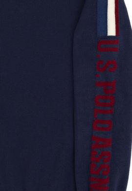 Erkek Çocuk Lacivert Bisiklet Yaka Kazak - 50317136002