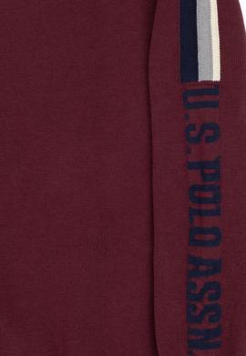 Erkek Çocuk Bordo Bisiklet Yaka Kazak - 50317136016