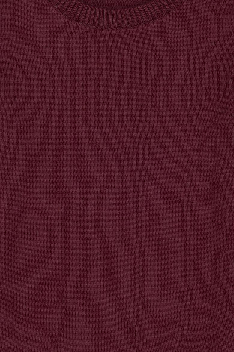 Erkek Çocuk Bordo Bisiklet Yaka Kazak - 50317136016