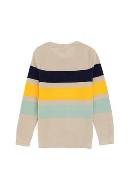 Erkek Çocuk Taş Melanj Bisiklet Yaka Kazak - 50317160011