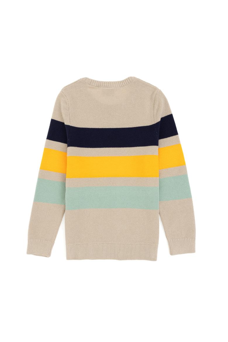 Erkek Çocuk Taş Melanj Bisiklet Yaka Kazak - 50317160011