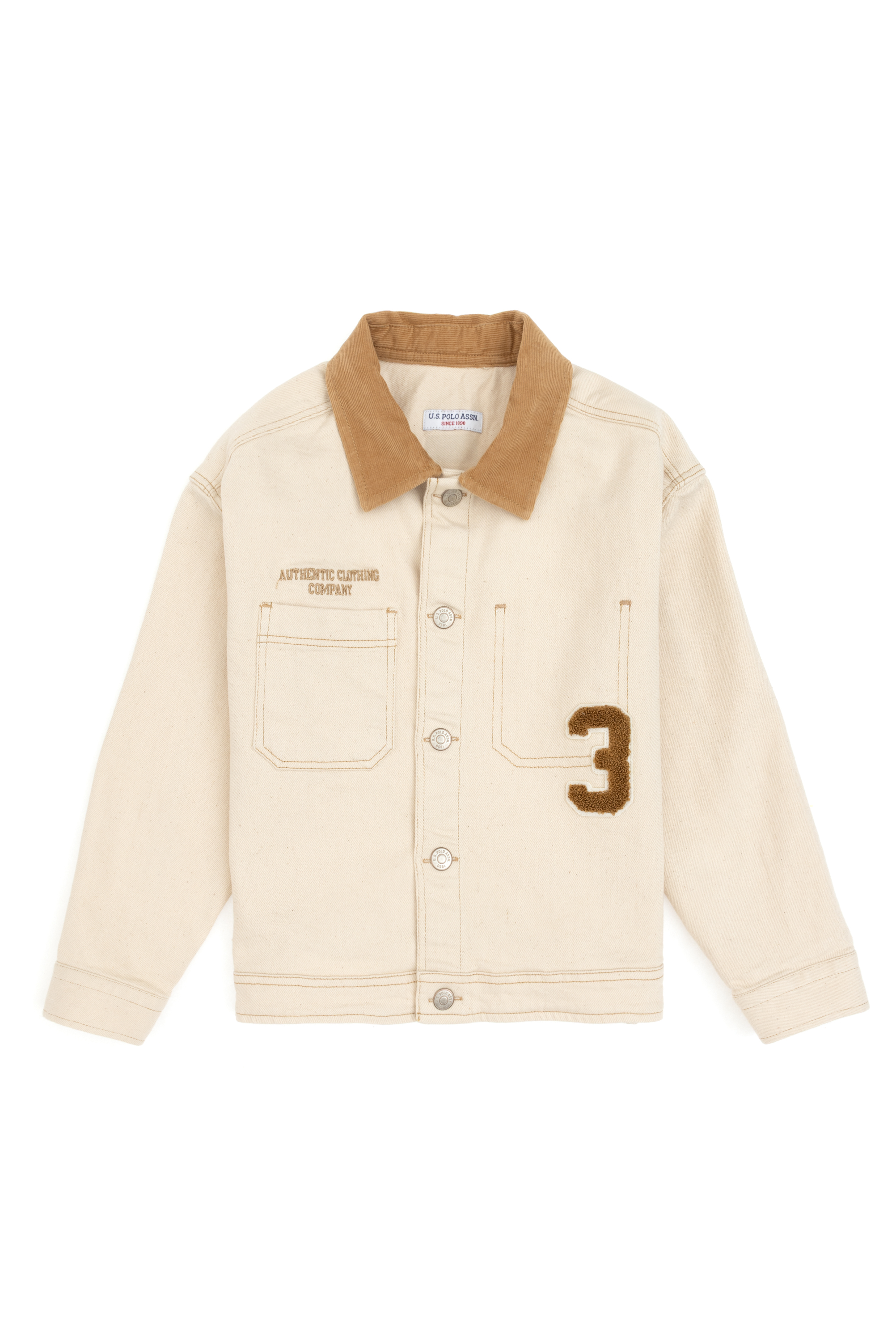 ژاکت بافت ظریف کرم  ریلکس  پسرانه یو اس پولو | U.S. Polo Assn. - تصویر 2