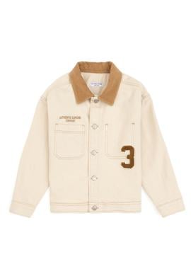 Erkek Çocuk Krem İnce Dokuma Mont - 50309757004