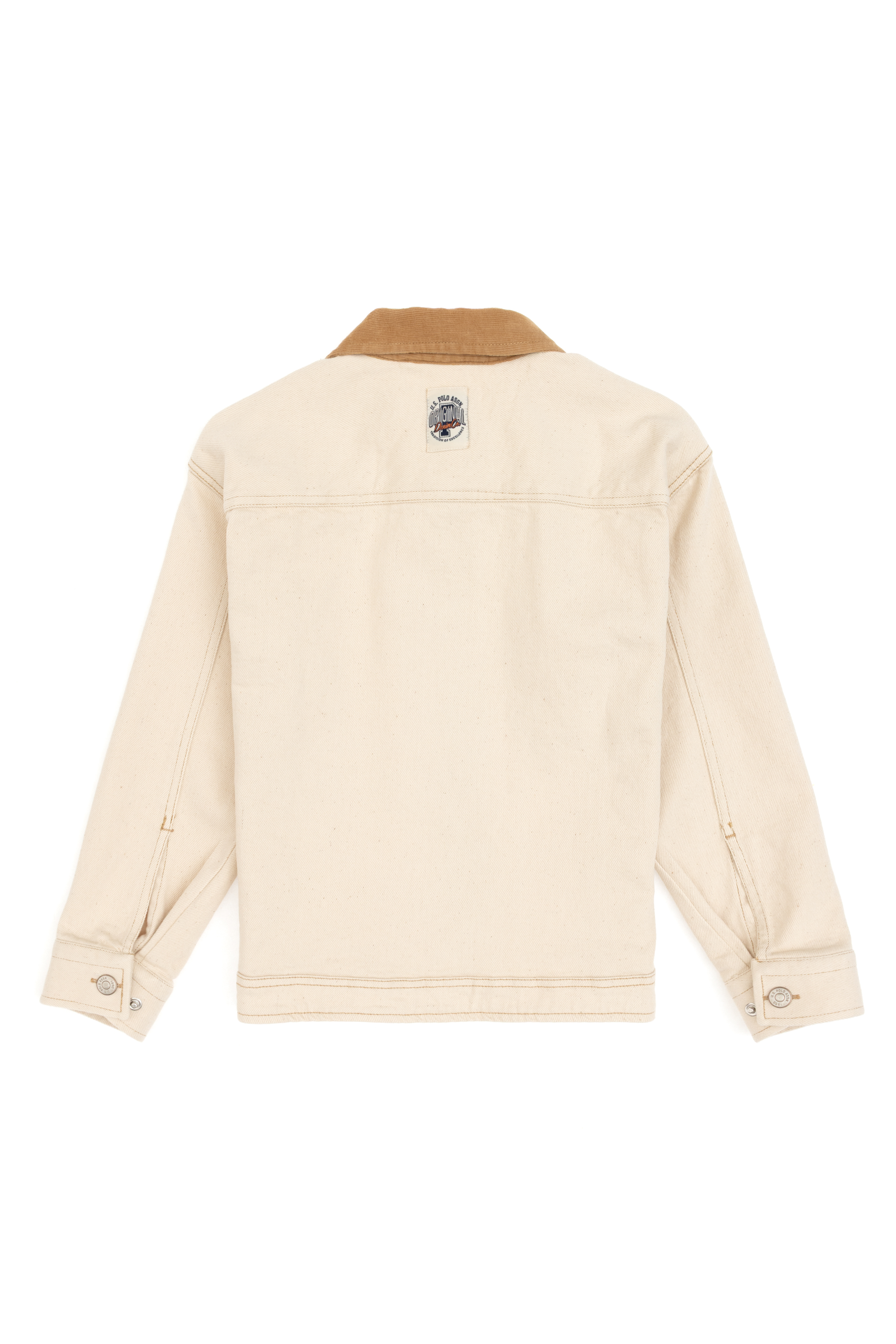 ژاکت بافت ظریف کرم  ریلکس  پسرانه یو اس پولو | U.S. Polo Assn. - تصویر 3