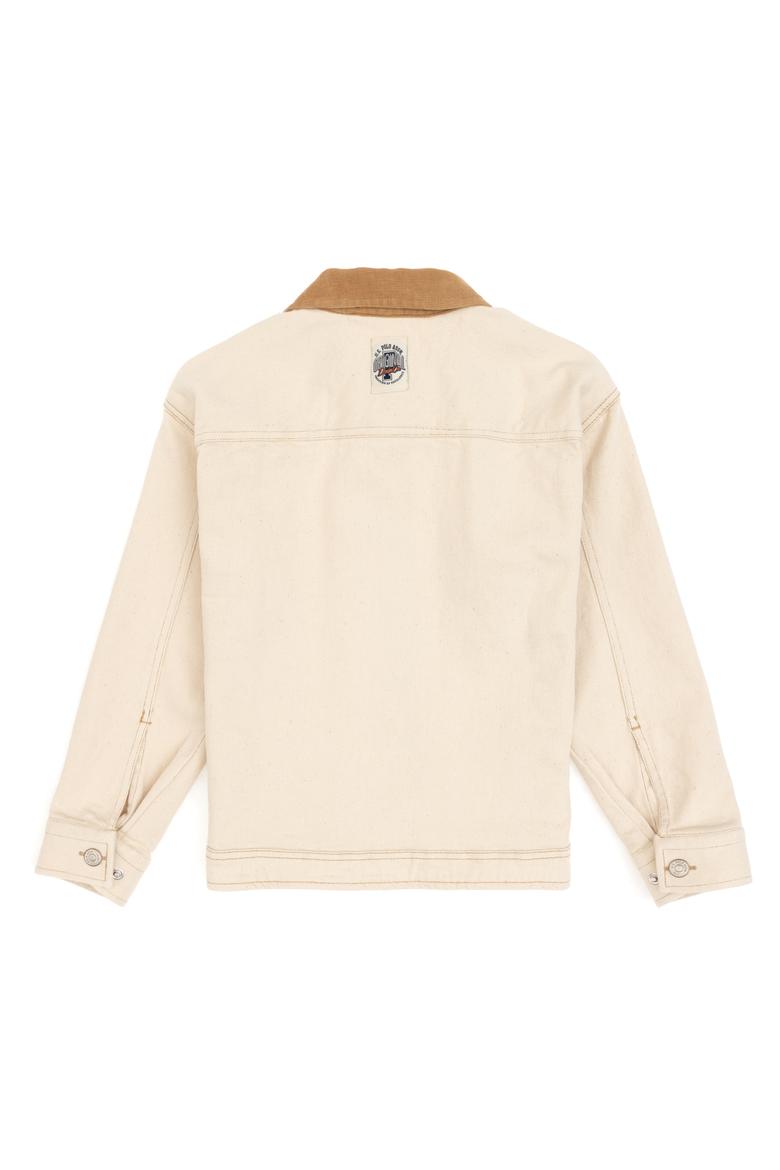 Erkek Çocuk Krem İnce Dokuma Mont - 50309757004