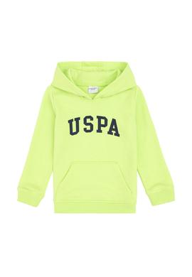 Erkek Çocuk Yeşil Kapüşonlu Basic Sweatshirt - 50314005109