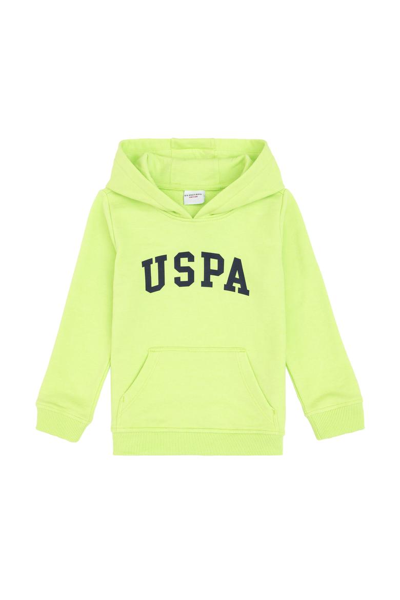 Erkek Çocuk Yeşil Kapüşonlu Basic Sweatshirt - 50314005109