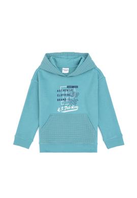 Erkek Çocuk Mint Kapüşonlu Şardonlu Sweatshirt - 50316512001