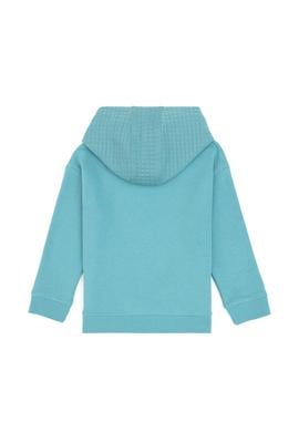 Erkek Çocuk Mint Kapüşonlu Şardonlu Sweatshirt - 50316512001