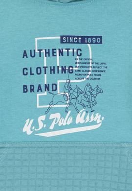 Erkek Çocuk Mint Kapüşonlu Şardonlu Sweatshirt - 50316512001