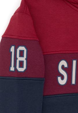 Erkek Çocuk Açık Lacivert Kapüşonlu Sweatshirt - 50316551017