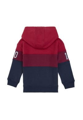 Erkek Çocuk Açık Lacivert Kapüşonlu Sweatshirt - 50316551017