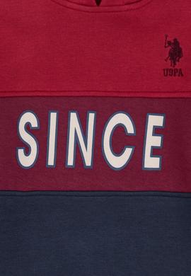 Erkek Çocuk Açık Lacivert Kapüşonlu Sweatshirt - 50316551017