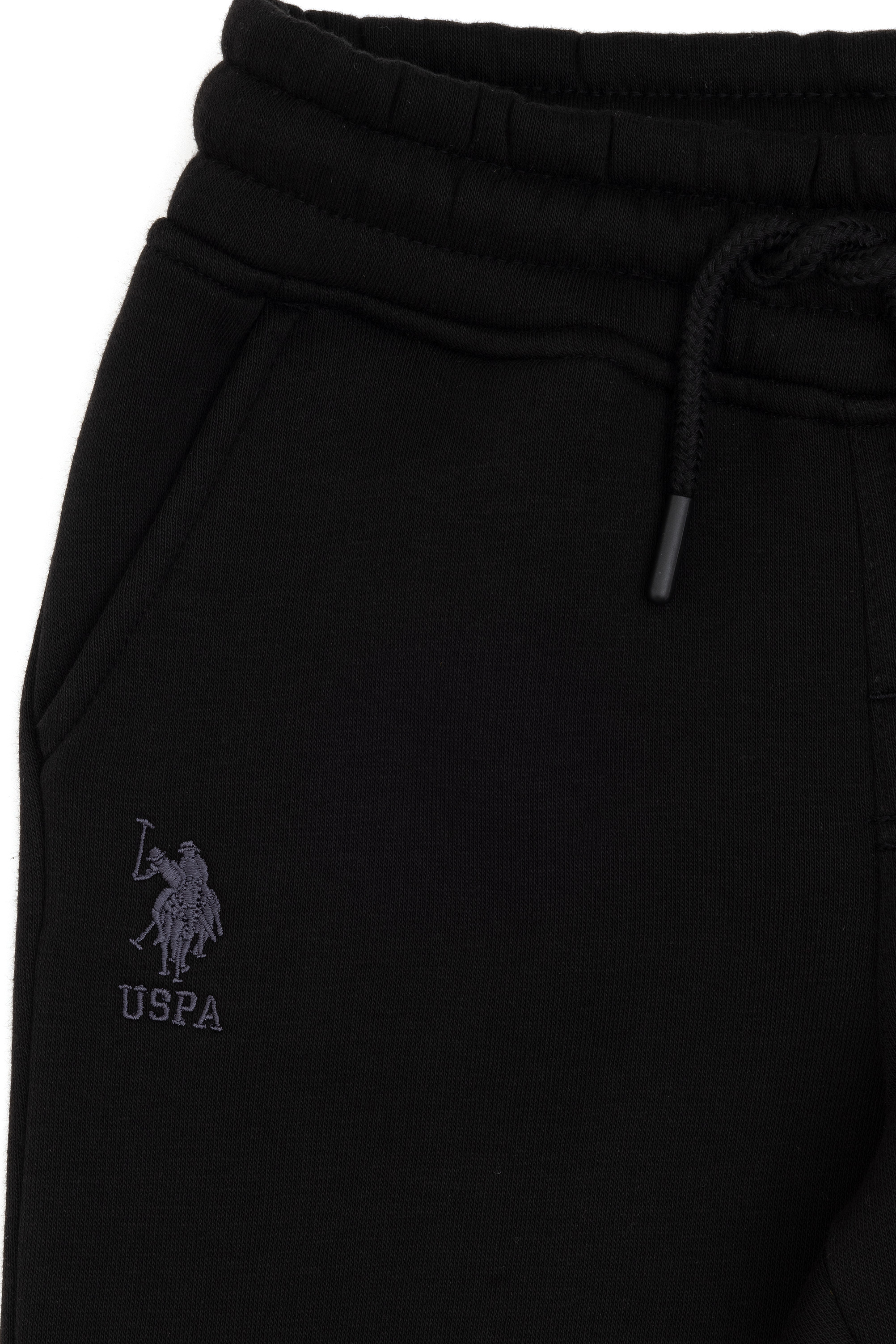 شلوار ورزشی پشمی مشکی ریلکس پسرانه یو اس پولو | U.S. Polo Assn. - تصویر 4