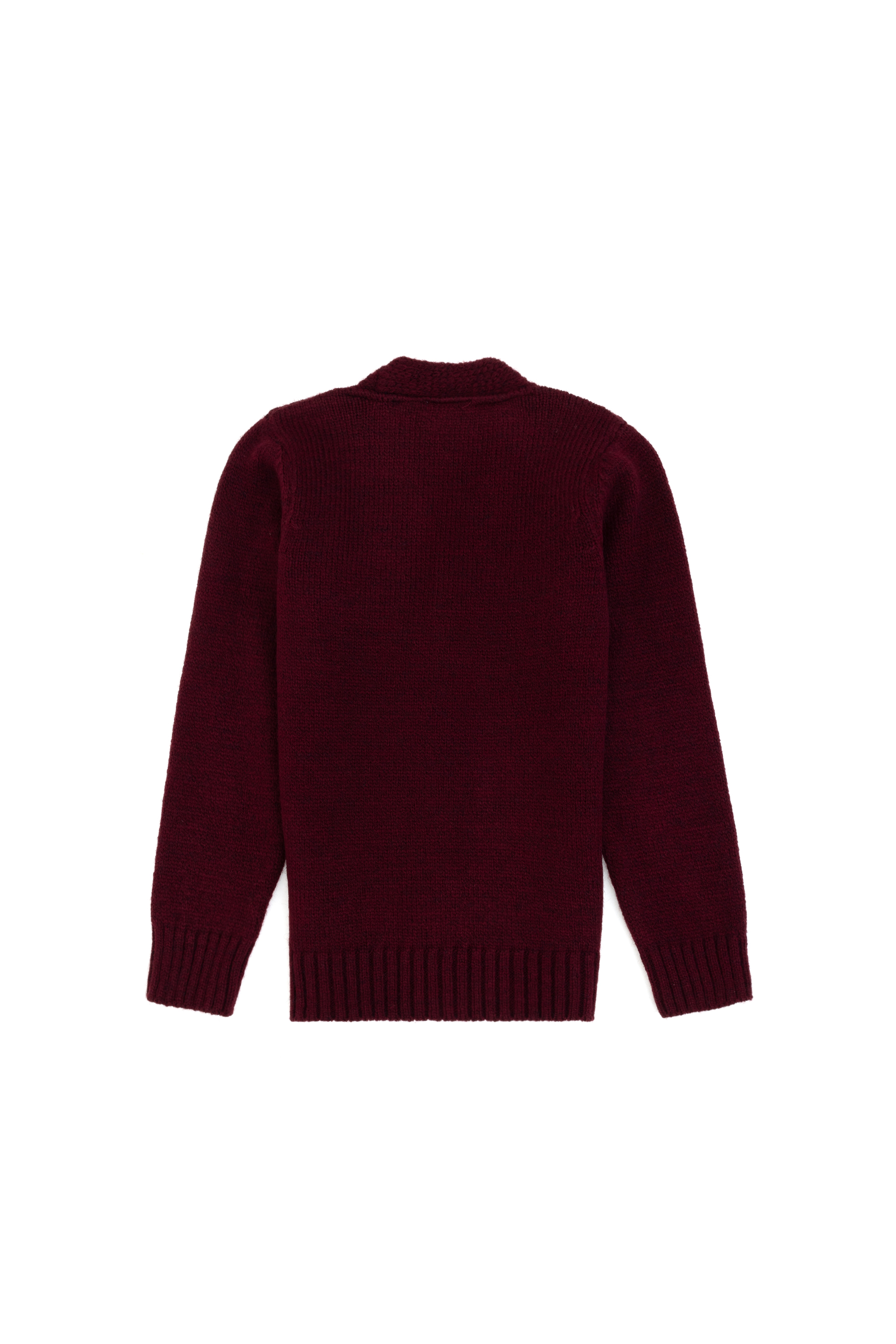 Erkek Çocuk Bordo Triko Hırka - Image 3