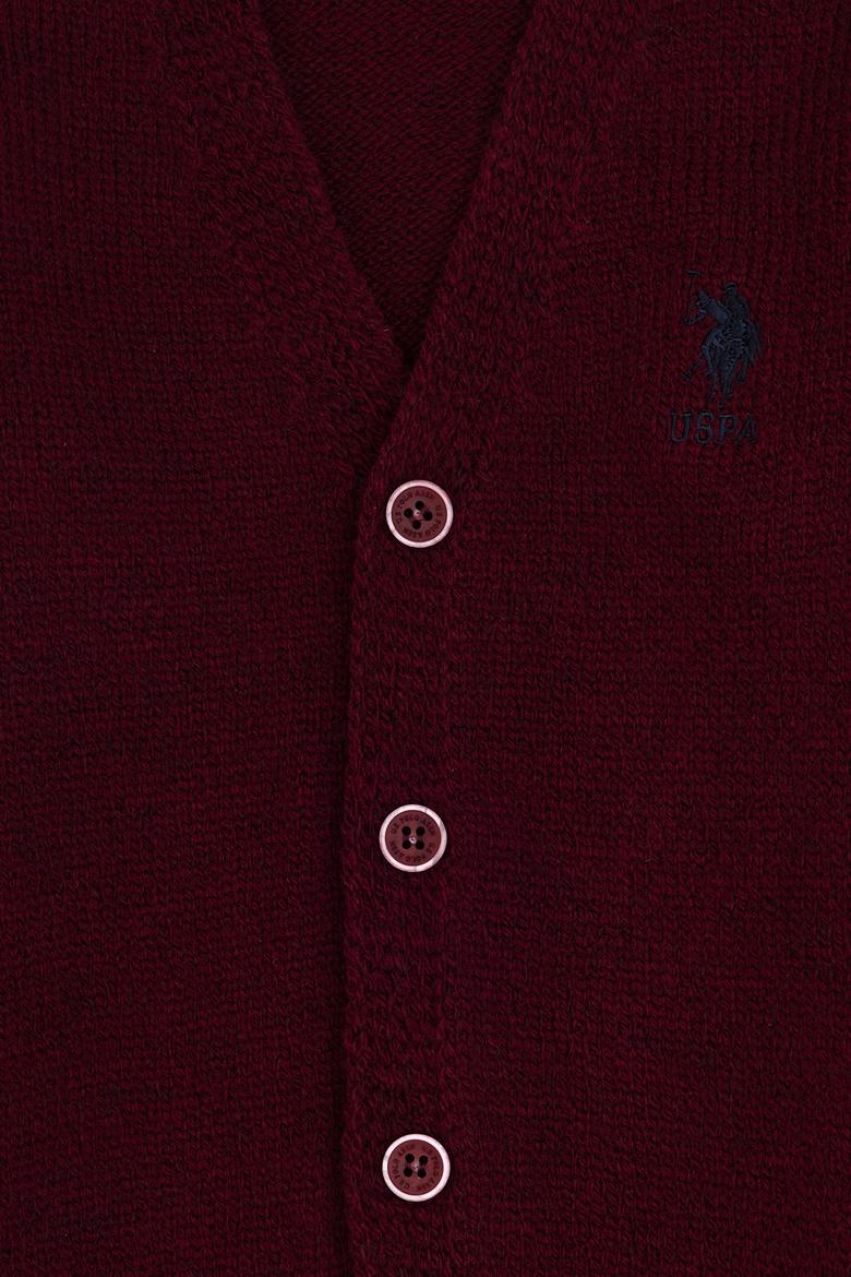 Erkek Çocuk Bordo Triko Hırka - 50317150042