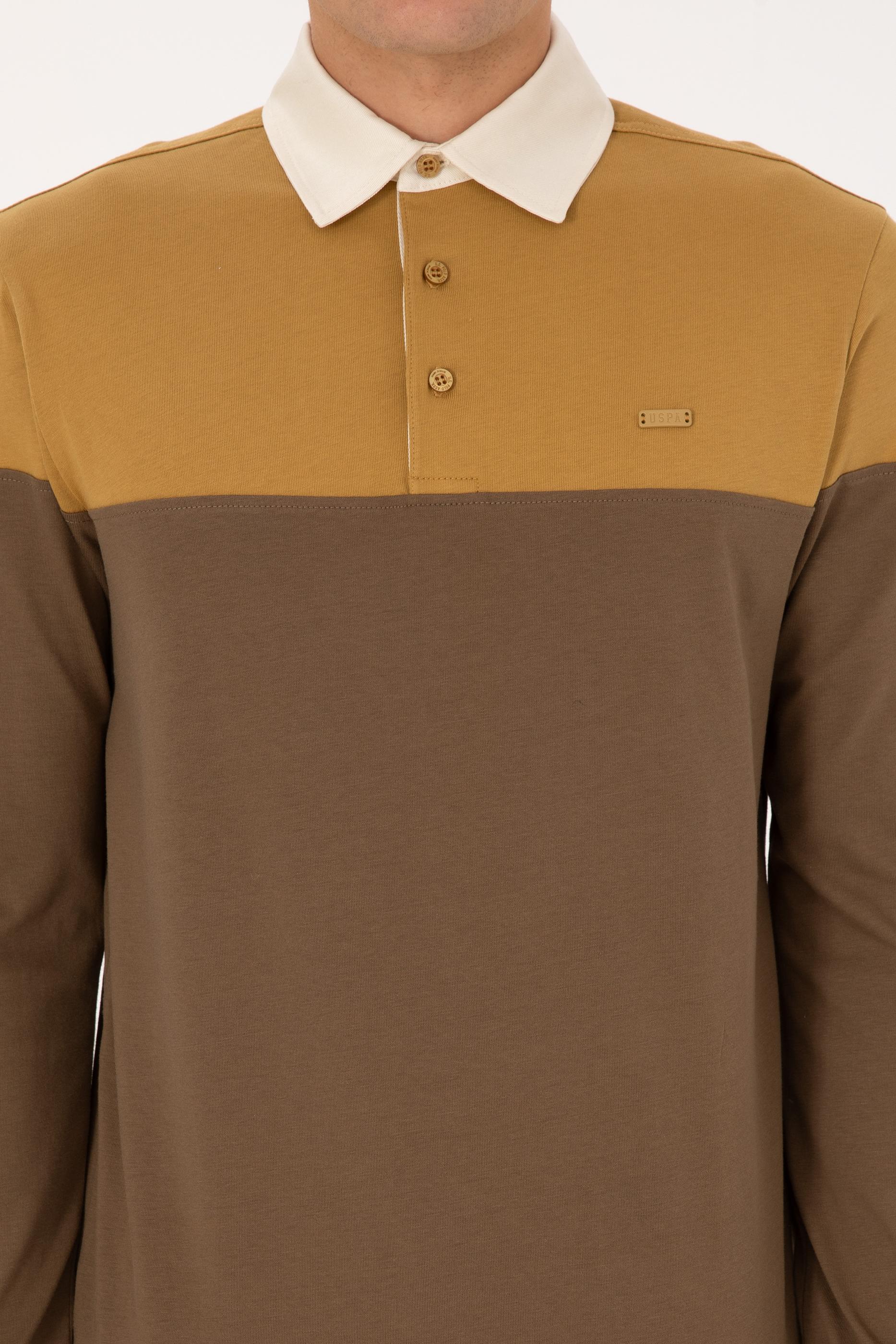 Erkek Hardal Sweatshirt