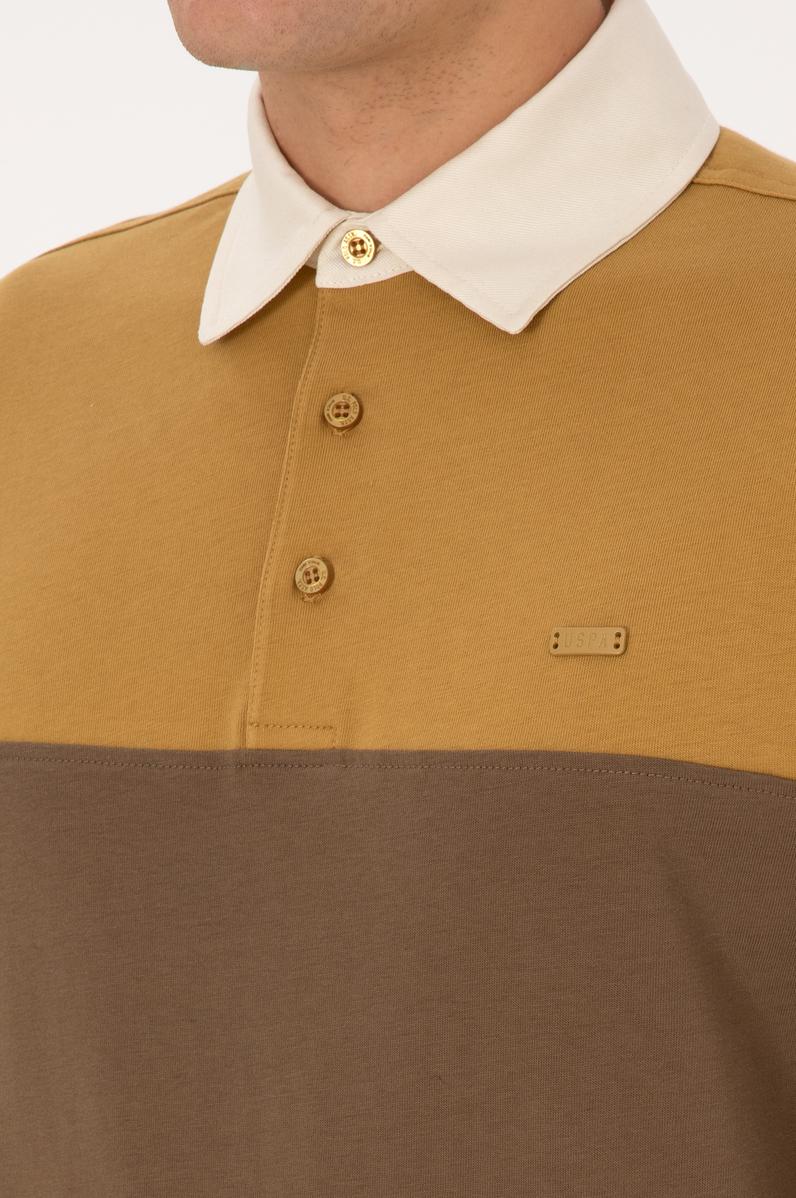 Erkek Hardal Sweatshirt