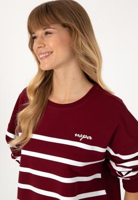 Kadın Bordo Sweatshirt - 50313572017