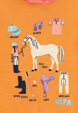 Kız Çocuk TURUNCU Sweatshirt - 50317906019