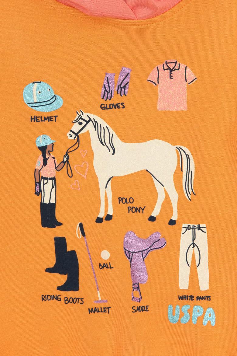 Kız Çocuk TURUNCU Sweatshirt - 50317906019