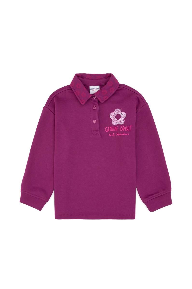 Kız Çocuk Menekşe Sweatshirt