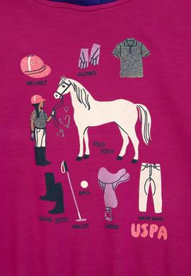 Kız Çocuk Fuşya Sweatshirt - 50317906003