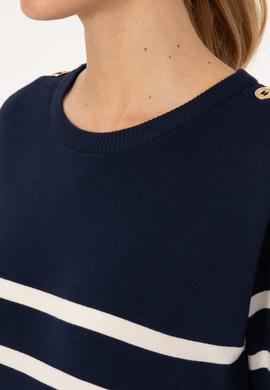 Kadın Lacivert Kazak - 50317548006