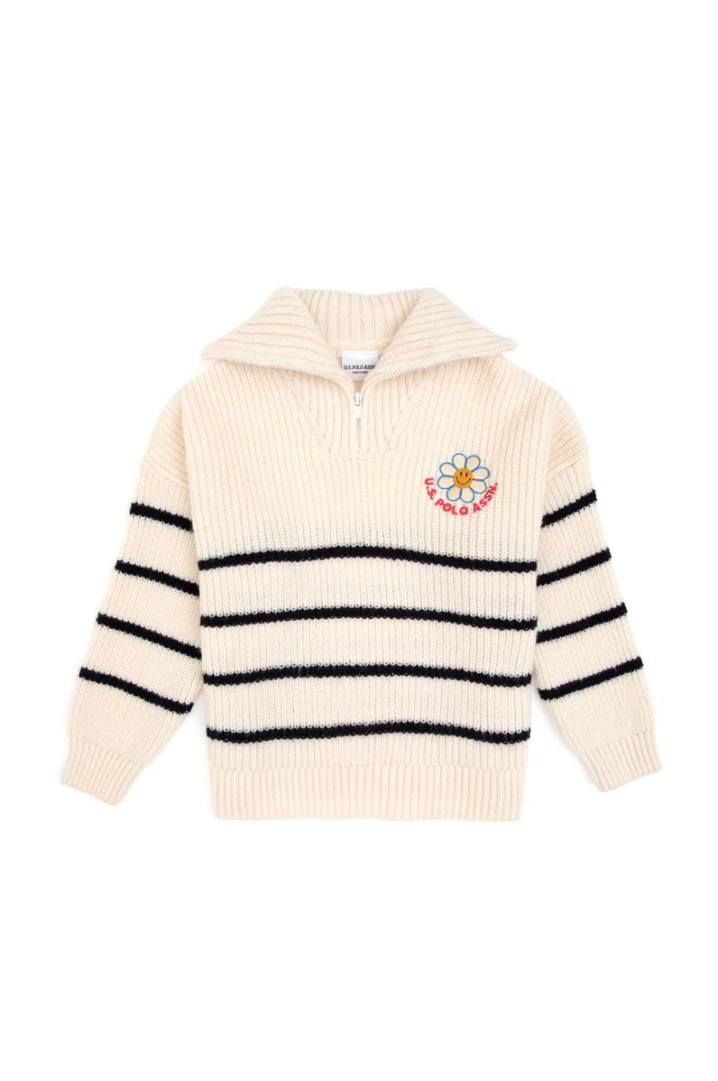 Kız Çocuk Krem Kazak