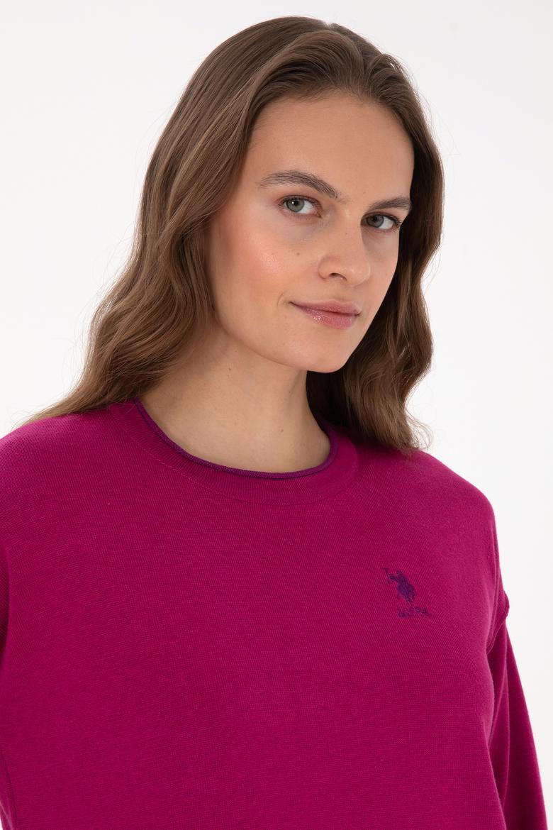 Kadın Fuşya Kazak - 50314675012