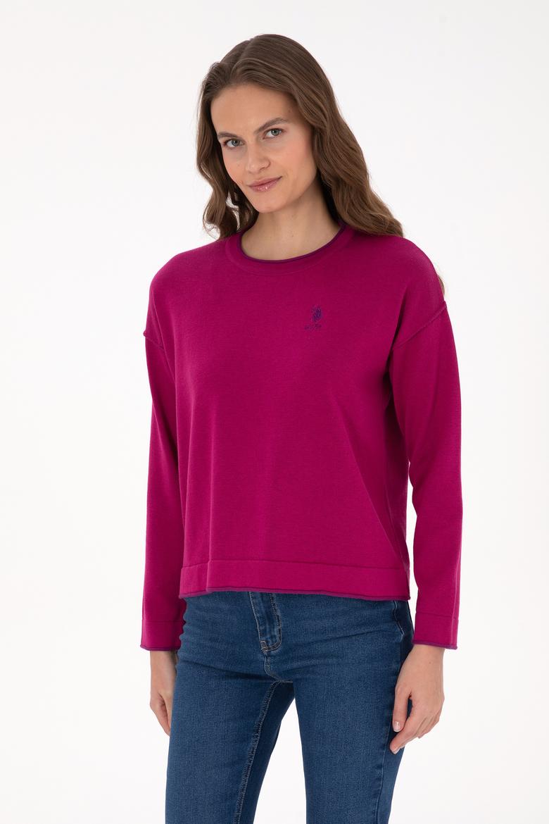 Kadın Fuşya Kazak - 50314675012