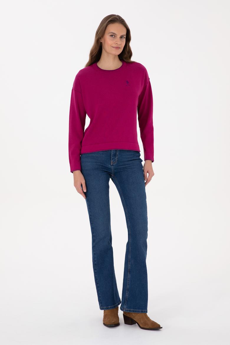 Kadın Fuşya Kazak - 50314675012