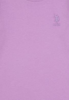 Kız Çocuk Lila Basic Tişört - 50317923039