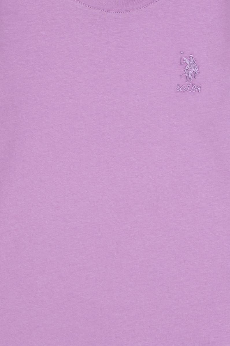 Kız Çocuk Lila Basic Tişört