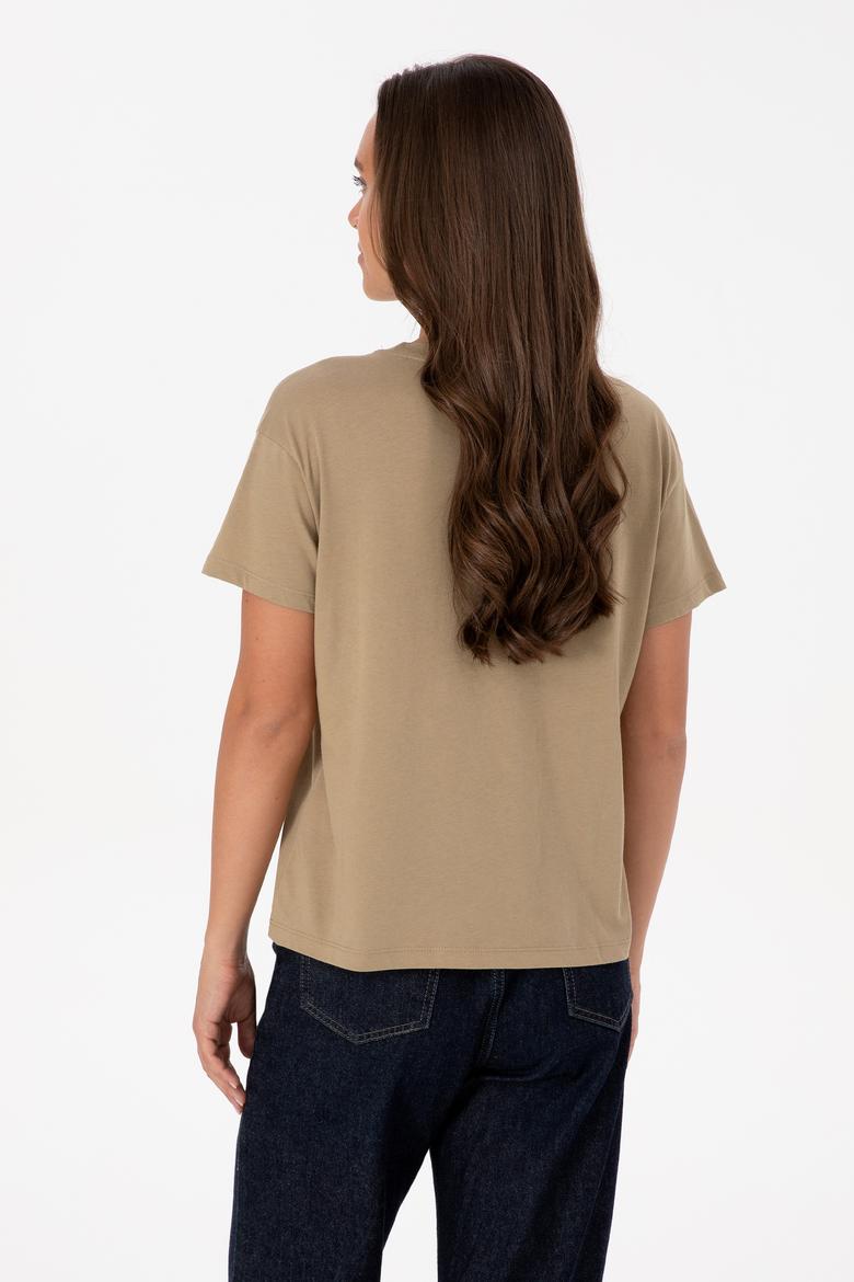 Kadın Haki Tişört - 50320031038