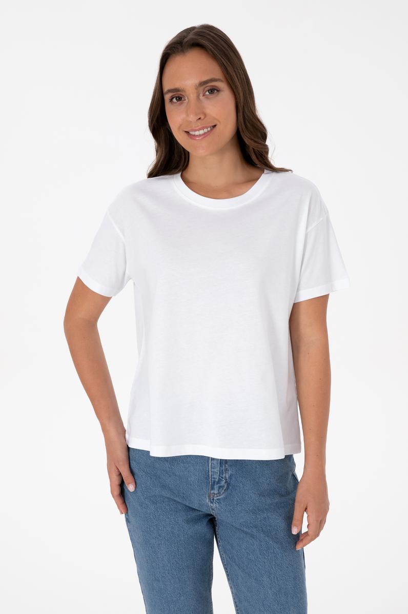 Kadın Beyaz Tişört